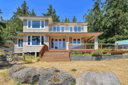 Exterior Rear Photo of 647 Dinner Bay Road, Mayne Island, BC
