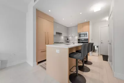 Kitchen Island Photo of 553 8575 Rivergrass Drive, Vancouver, BC