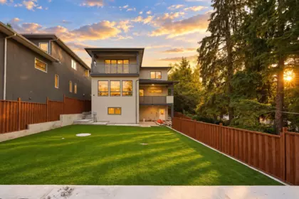 Aerial View of 1180 Tuxedo Drive, Port Moody, BC