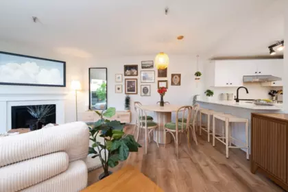 Living Room Photo of 112 2020 W 8th Avenue, Vancouver, BC