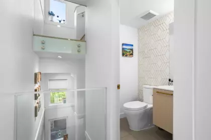 Powder Room Photo of 53 3597 Malsum Drive, North Vancouver, BC