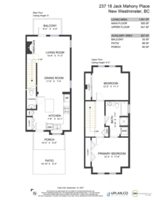Exterior Rear Photo of 237 18 Jack Mahony Place, New Westminster, BC