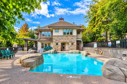 Aerial View of 303 2998 Silver Springs Boulevard, Coquitlam, BC