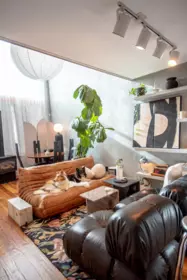 Living Room Photo of 211 10 Renaissance Square, New Westminster, BC