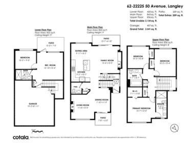 Living Room Photo of 62 22225 50 Avenue, Langley, BC