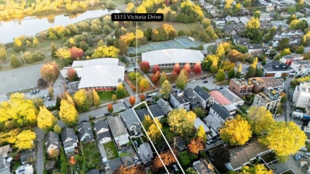 Exterior Rear Photo of 3315 Victoria Drive, Vancouver, BC