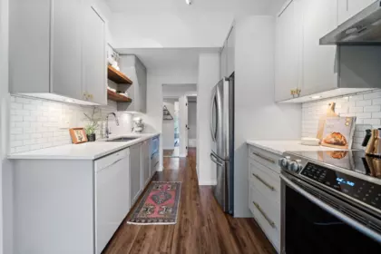 Kitchen Island Photo of 409 301 Maude Road, Port Moody, BC