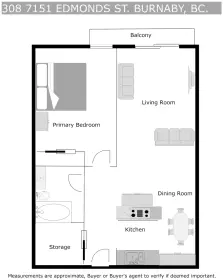 308 7151 Edmonds Street, Burnaby, BC, Burnaby — Apartment/Condo for sale