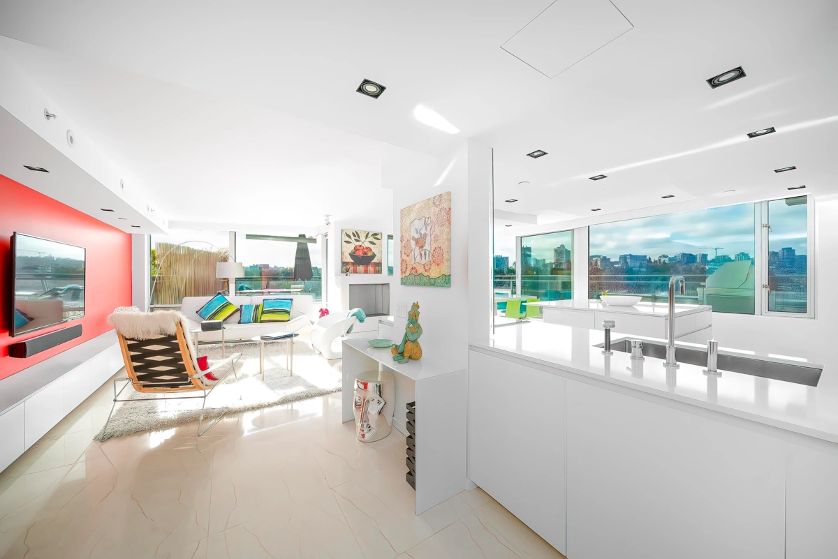 Bedroom 4 Photo of 606 1288 Marinaside Crescent, Vancouver, BC