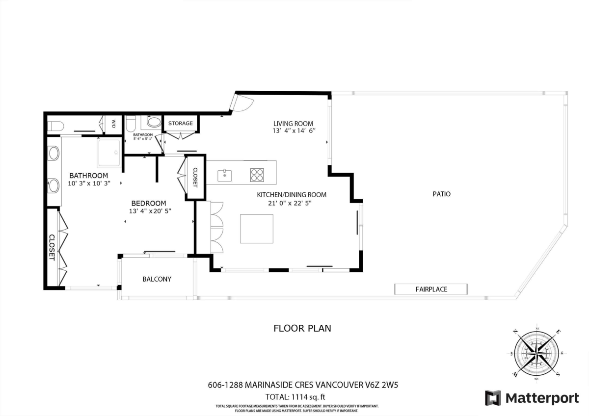 Playground / Recreational Area Near 606 1288 Marinaside Crescent, Vancouver, BC