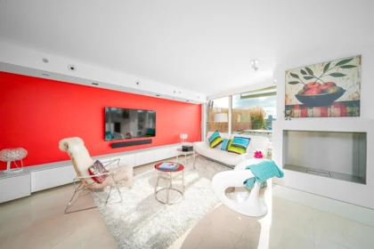 Living Room Photo of 606 1288 Marinaside Crescent, Vancouver, BC