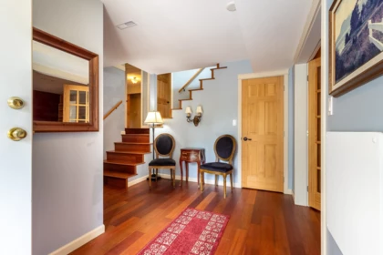 Aerial View of 5803 Marine Way, Sechelt, BC