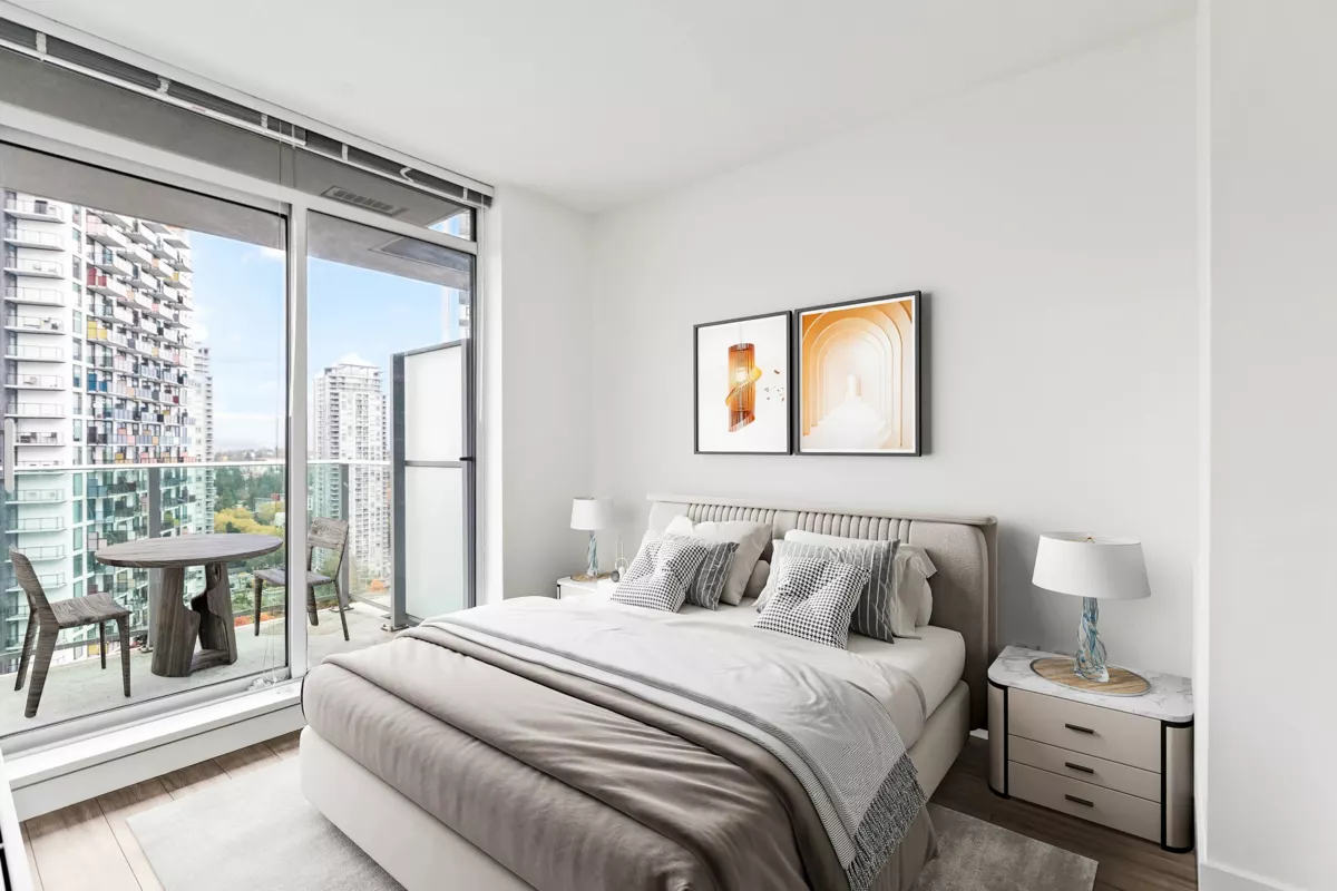 Living Room Photo of 2406 13655 Fraser Highway, Surrey, BC