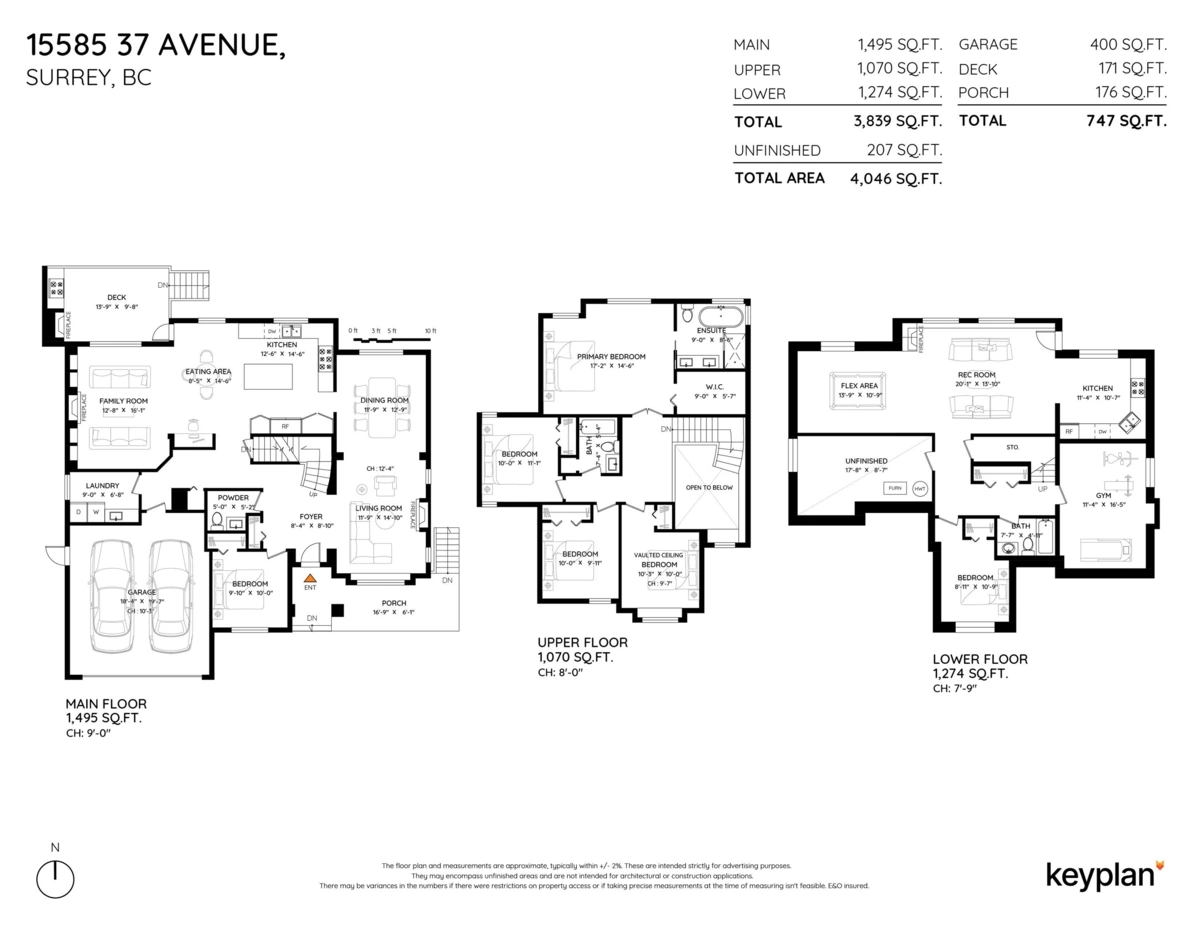 Playground / Recreational Area Near 15585 37 Avenue, Surrey, BC