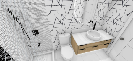 Guest Bathroom Photo of 102 8883 King George Boulevard, Surrey, BC