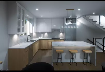 Kitchen Photo of 102 8883 King George Boulevard, Surrey, BC