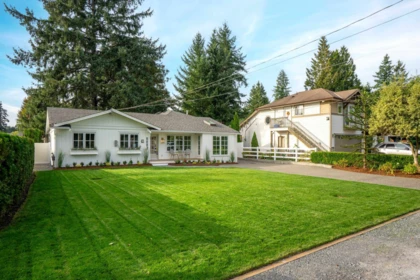Aerial View of 8883 Hudson Bay Street, Langley, BC