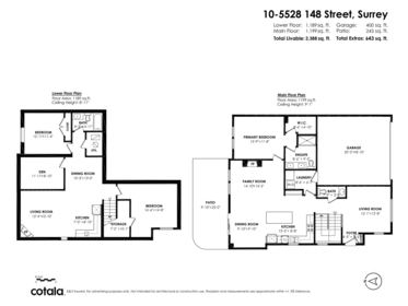 Aerial View of 10 5528 148 Street, Surrey, BC
