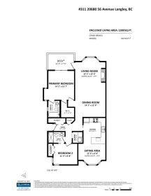 Living Room Photo of 311 20680 56 Avenue, Langley, BC