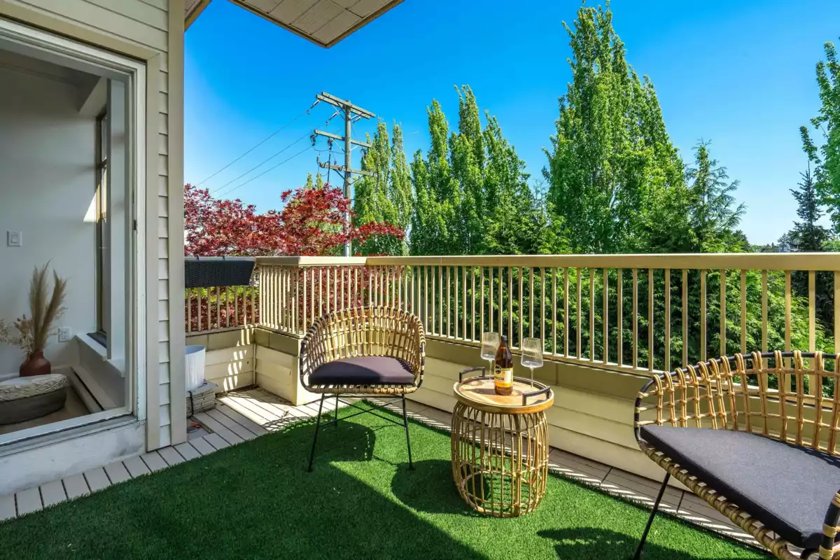 Aerial View of 301 1118 55 Street, Delta, BC