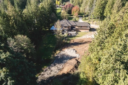 Aerial View of 10420 287 Street, Maple Ridge, BC