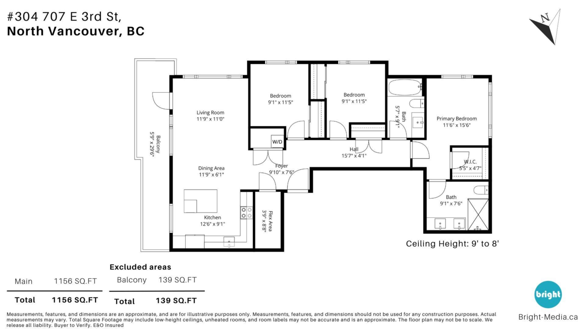 Front Yard Photo of 304 707 E 3rd Street, North Vancouver, BC