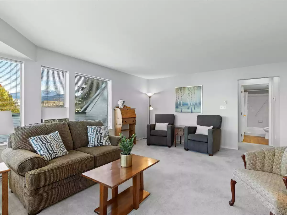 Living Room Photo of 210 7651 Amber Drive, Chilliwack, BC
