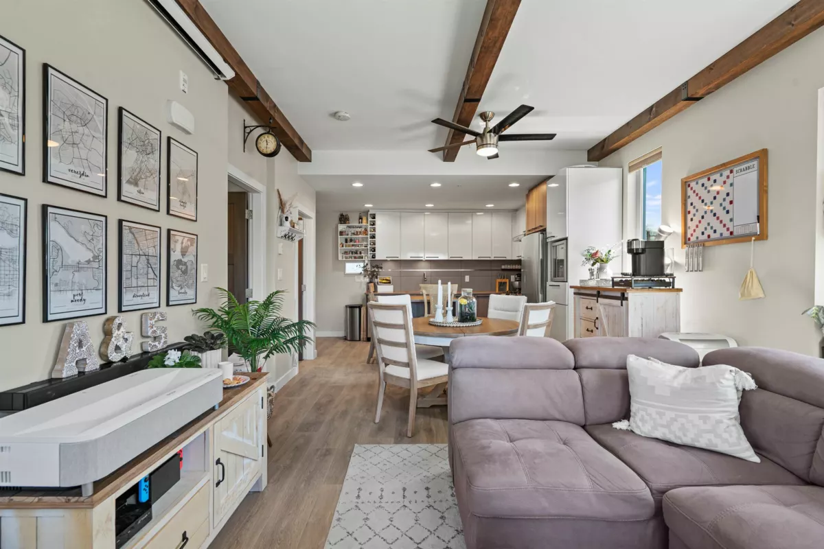 Dining Area Photo of 405 9350 University High Street, Burnaby, BC