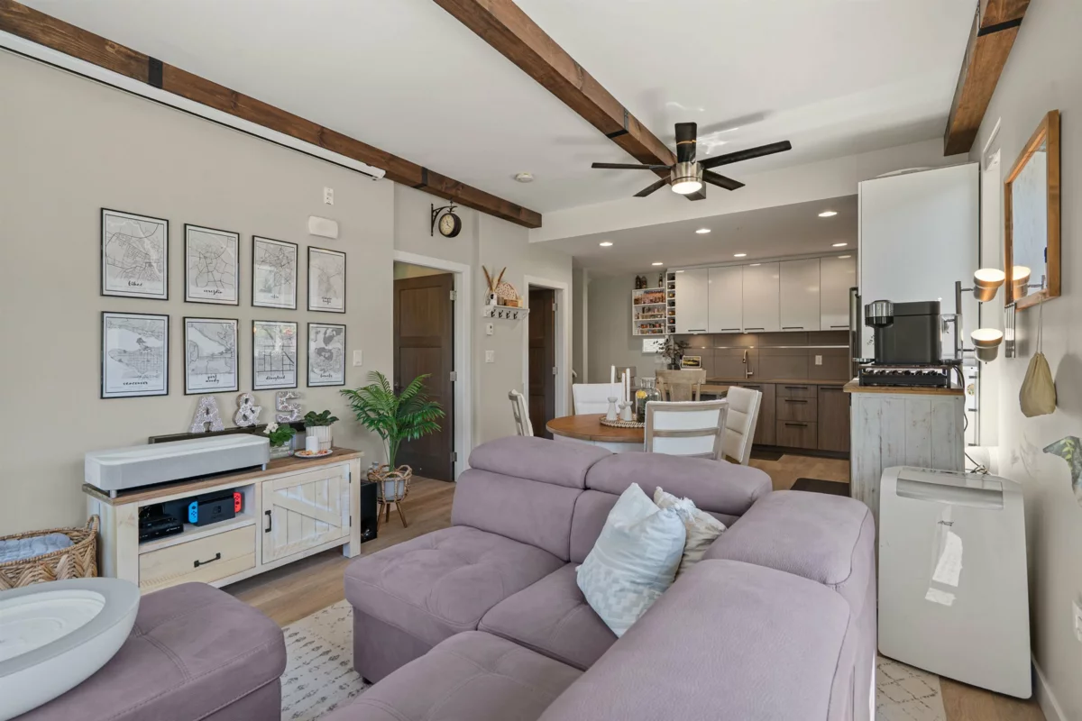 Family Room Photo of 405 9350 University High Street, Burnaby, BC