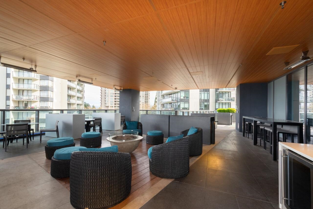 Outdoor Patio Photo of 707 4711 Hazel Street, Burnaby, BC