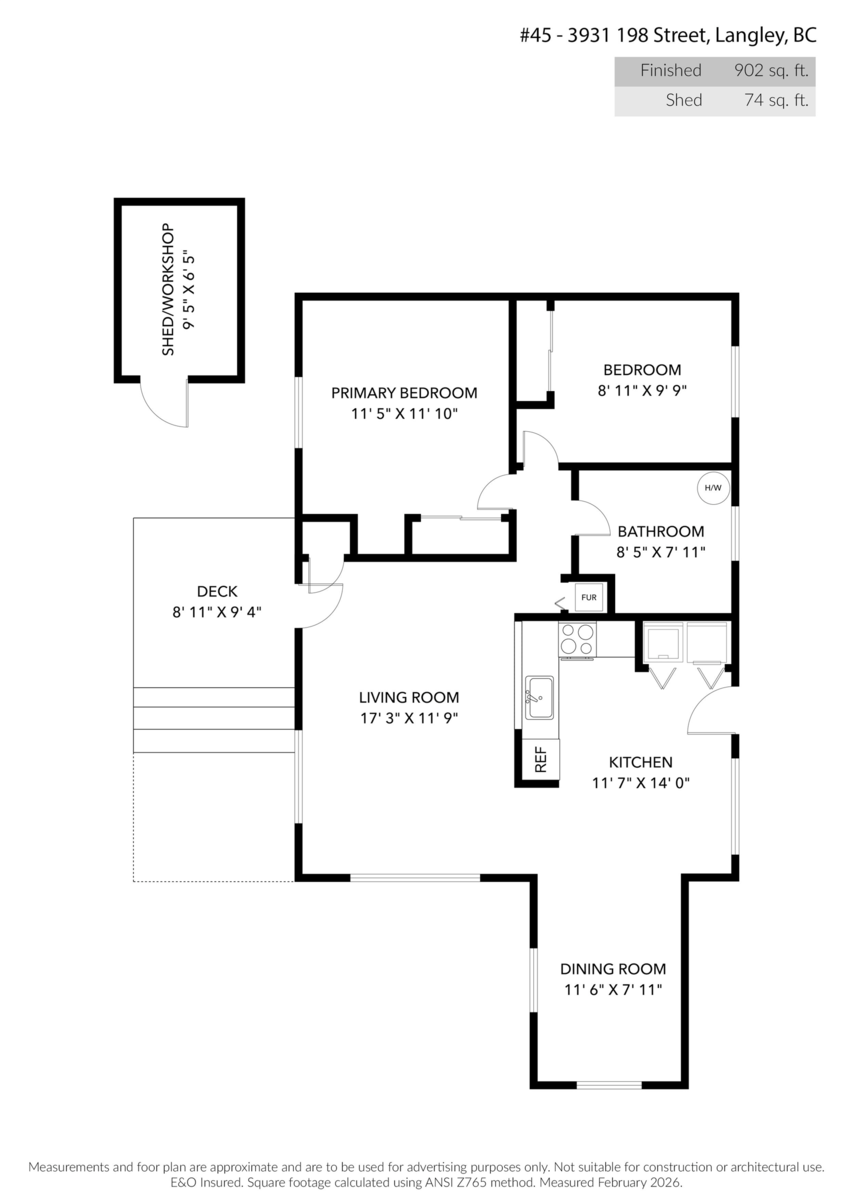 Kitchen Island Photo of 45 3931 198 Street, Langley, BC