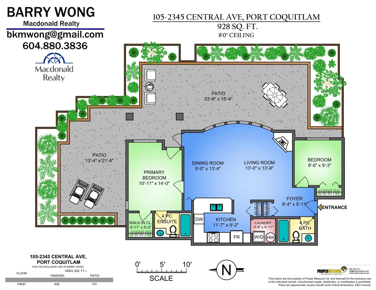 Garage Interior Photo of 105 2345 Central Avenue, Port Coquitlam, BC