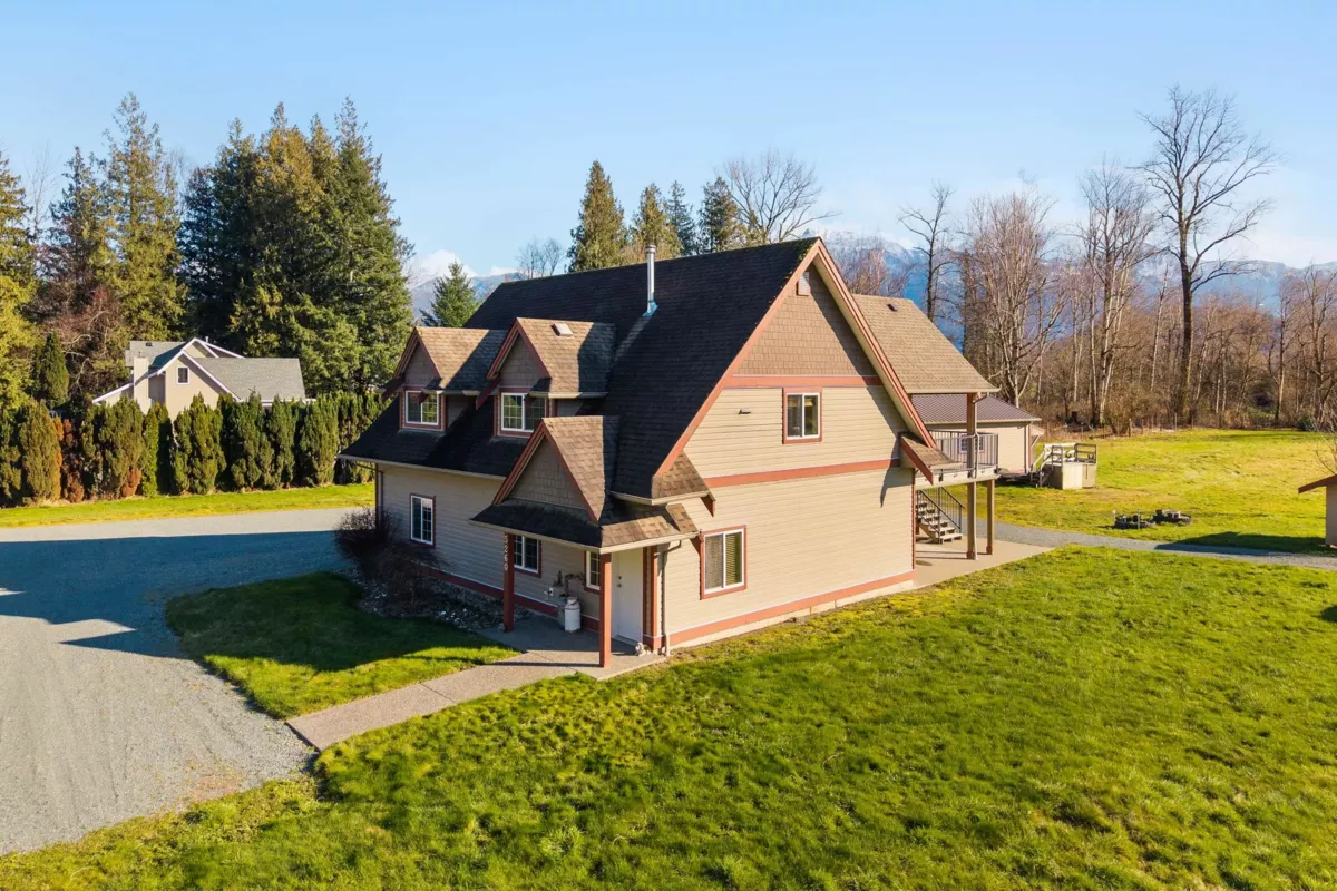 Aerial View of 5260 Mccallum Road, Agassiz, BC