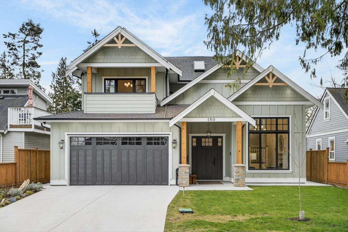 Exterior Front Photo of 180 Douglas Crescent, Richmond, BC