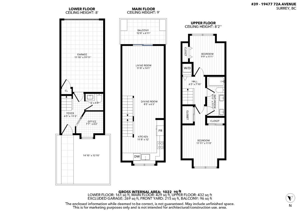Outdoor Deck Photo of 39 19477 72a Avenue, Surrey, BC
