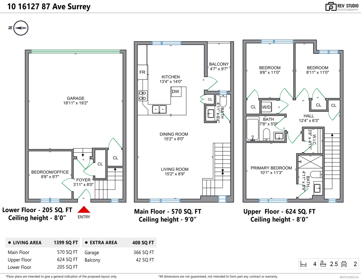 Exterior Rear Photo of 10 16127 87 Avenue, Surrey, BC