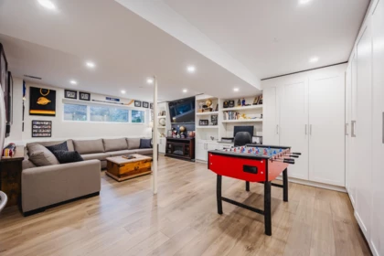 Basement Recreation Room Photo of 10356 Skagit Drive, Delta, BC