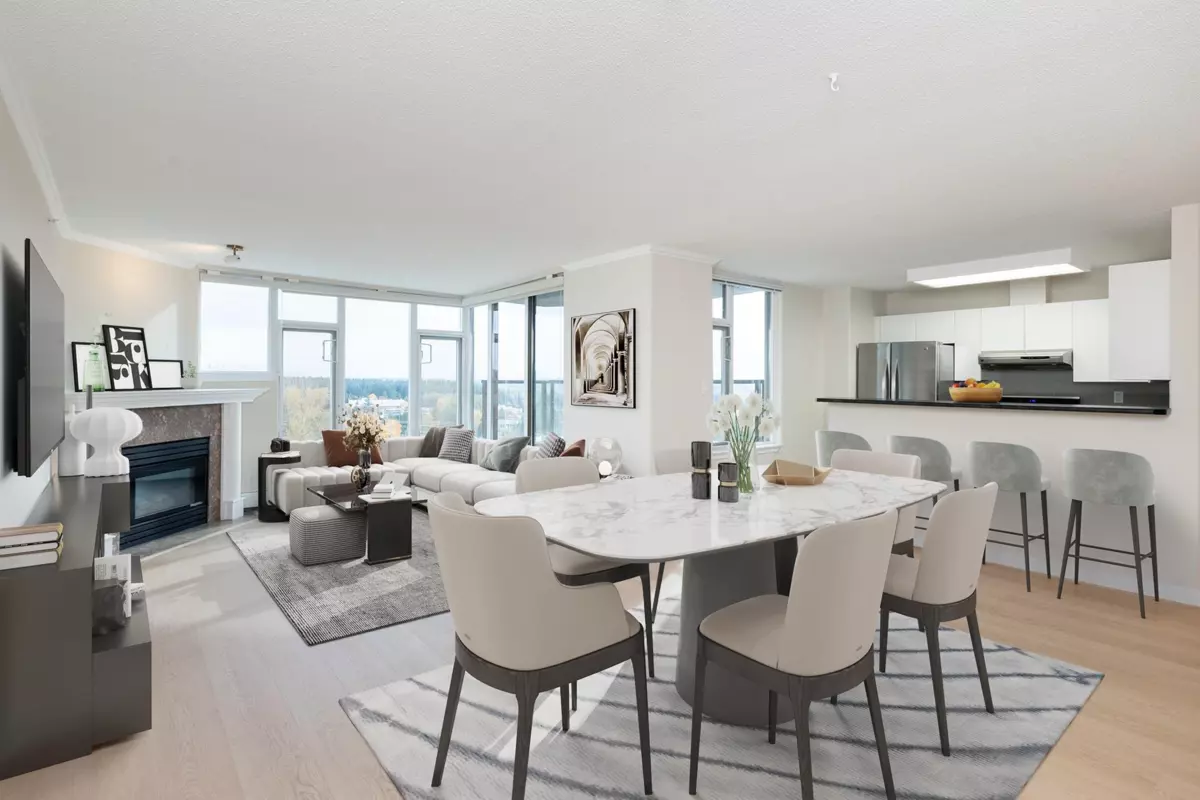 Living Room Photo of 1504 13880 101 Avenue, Surrey, BC