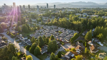 Aerial View of 115 10172 141 Street, Surrey, BC