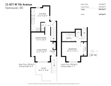 Loft / Bonus Room Photo of 11 877 W 7th Avenue, Vancouver, BC