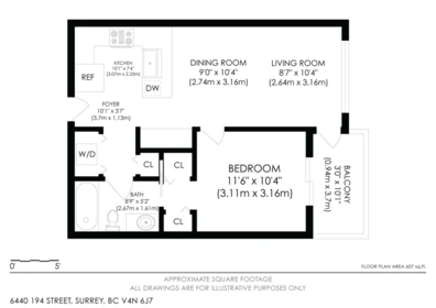 Outdoor Patio Photo of 414 6440 194 Street, Surrey, BC