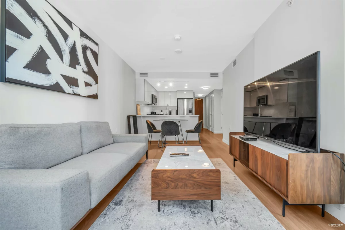 Family Room Photo of 303 8699 Hazelbridge Way, Richmond, BC