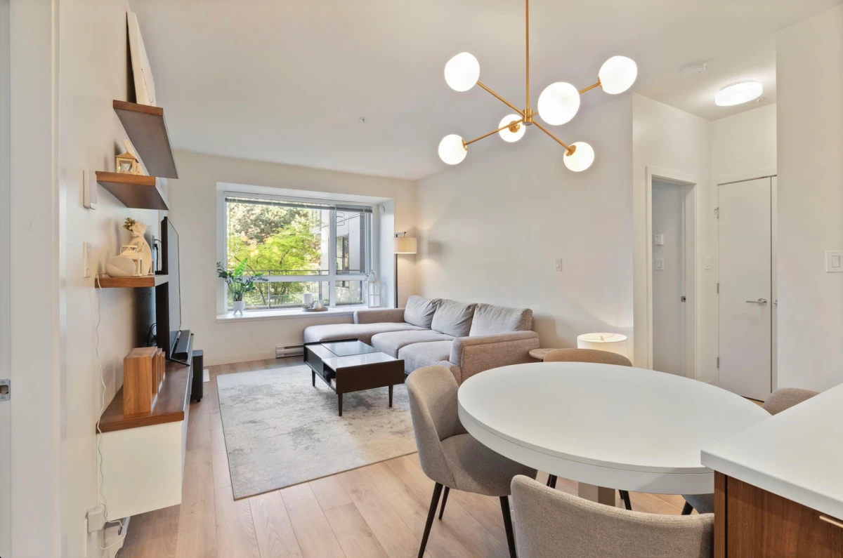 Living Room Photo of 214 2188 Madison Avenue, Burnaby, BC