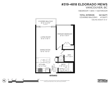 Garden / Landscaping Photo of 319 4818 Eldorado Mews, Vancouver, BC