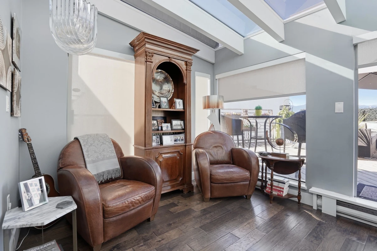 Family Room Photo of 6 1375 W 10th Avenue, Vancouver, BC