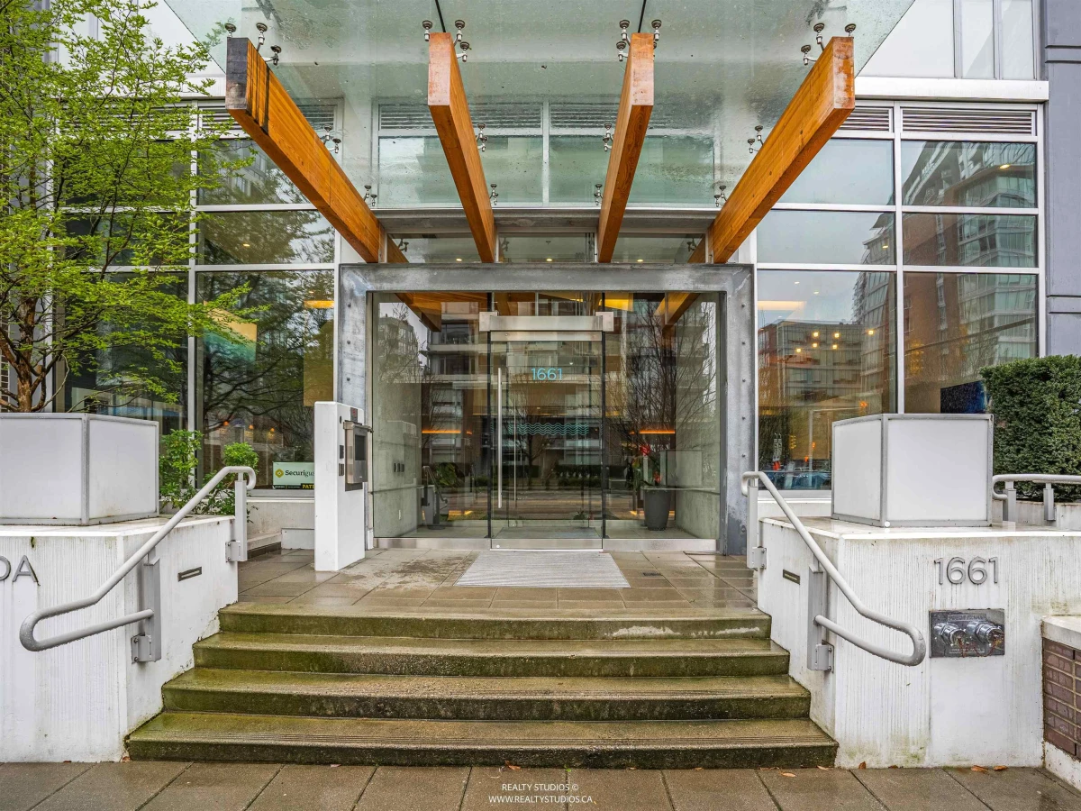 Exterior Rear Photo of 203 1661 Quebec Street, Vancouver, BC