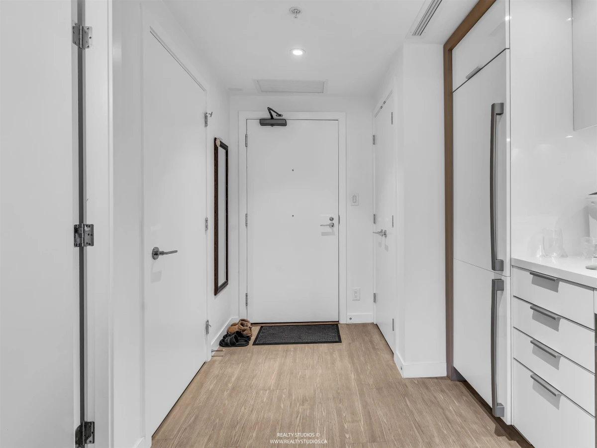 Living Room Photo of 203 1661 Quebec Street, Vancouver, BC
