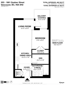 Loft / Bonus Room Photo of 203 1661 Quebec Street, Vancouver, BC