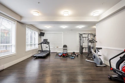 Aerial View of 407 15388 105 Avenue, Surrey, BC