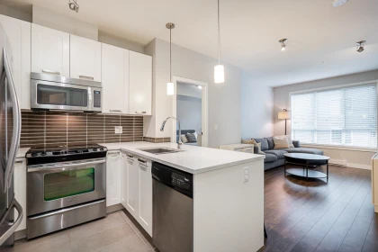 Kitchen Island Photo of 407 15388 105 Avenue, Surrey, BC